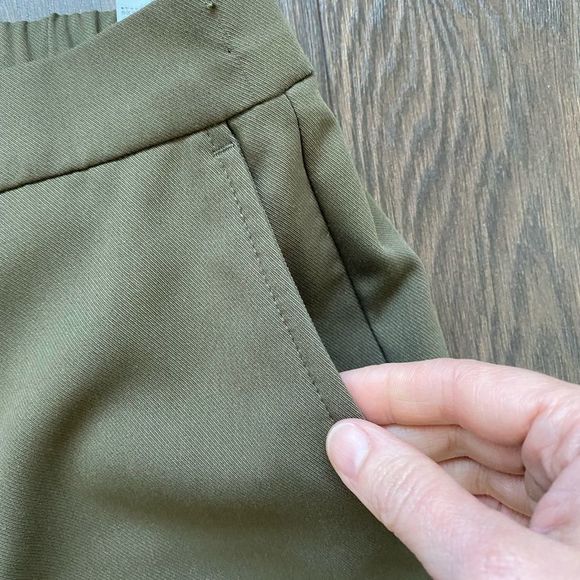 BANANA REPUBLIC Rowan Wide Leg High Waisted Cropped Pant - Picture 5 of 14